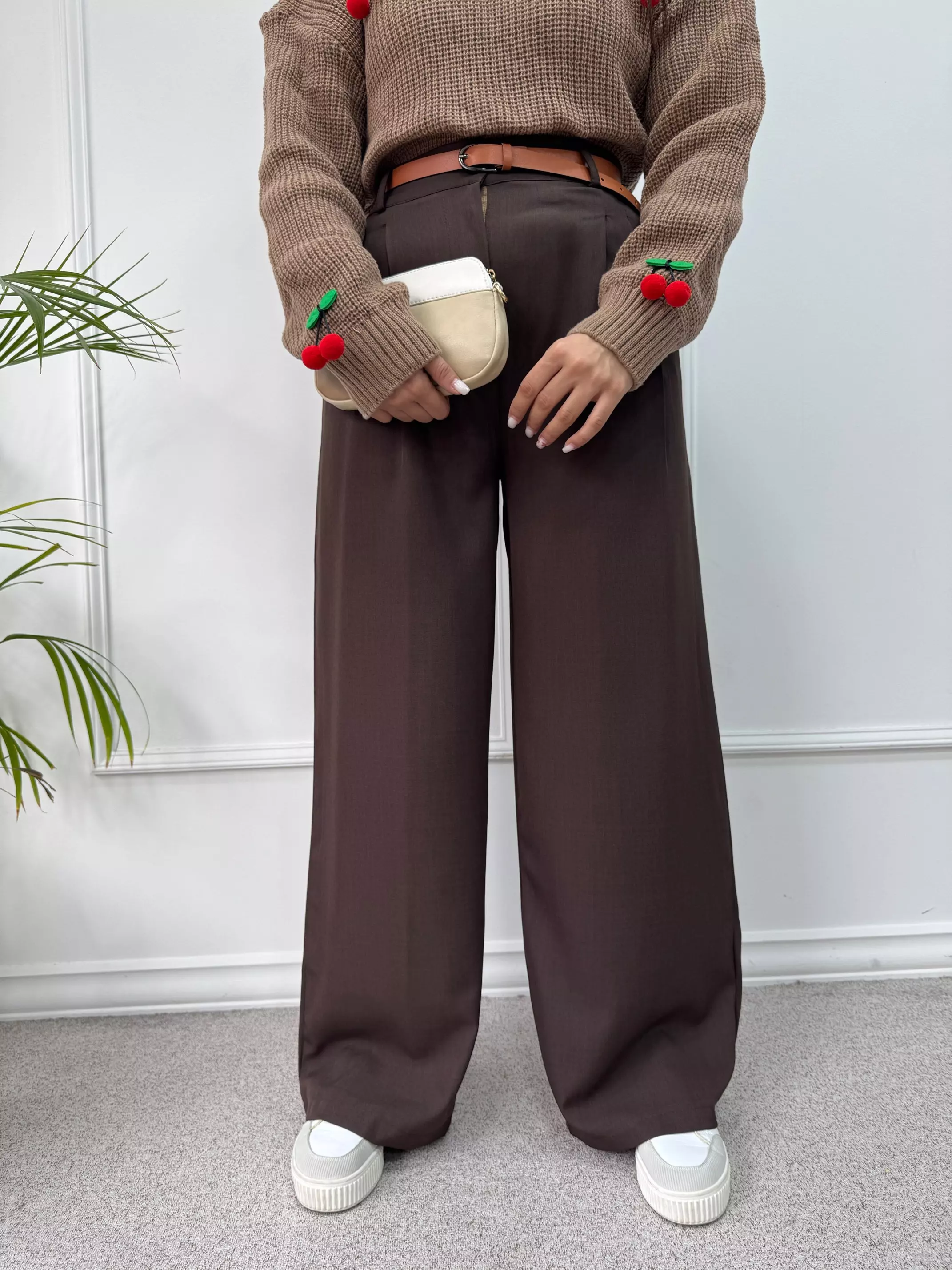 شلوار نیم بگ آیسل